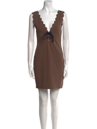 Marysia Resort V-Neck Mini Dress