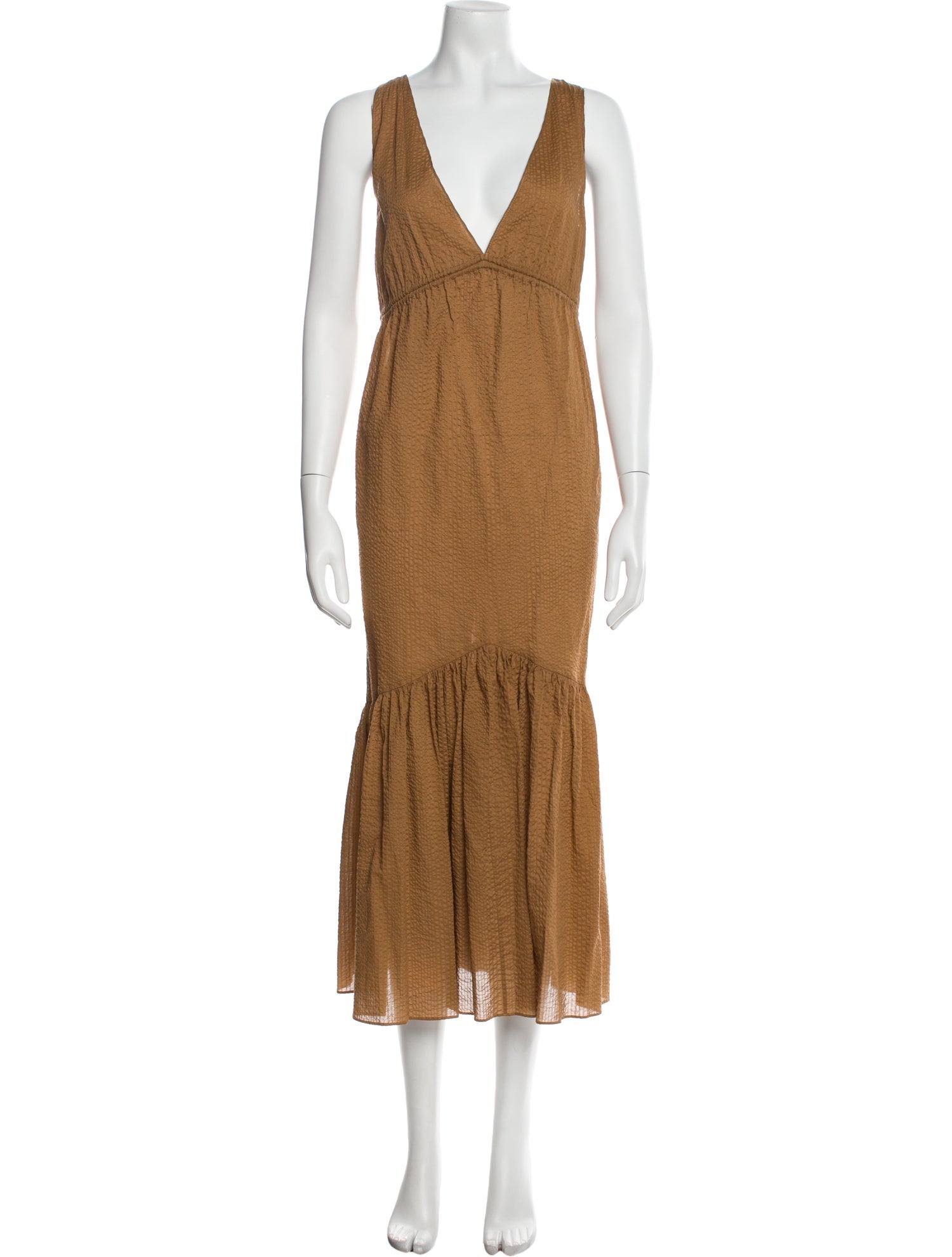 Marysia Resort V-Neck Midi Length Dress