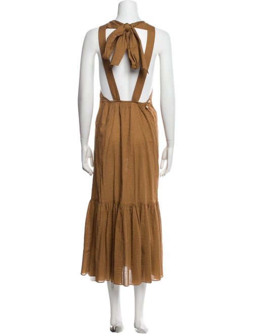 Marysia Resort V-Neck Midi Length Dress