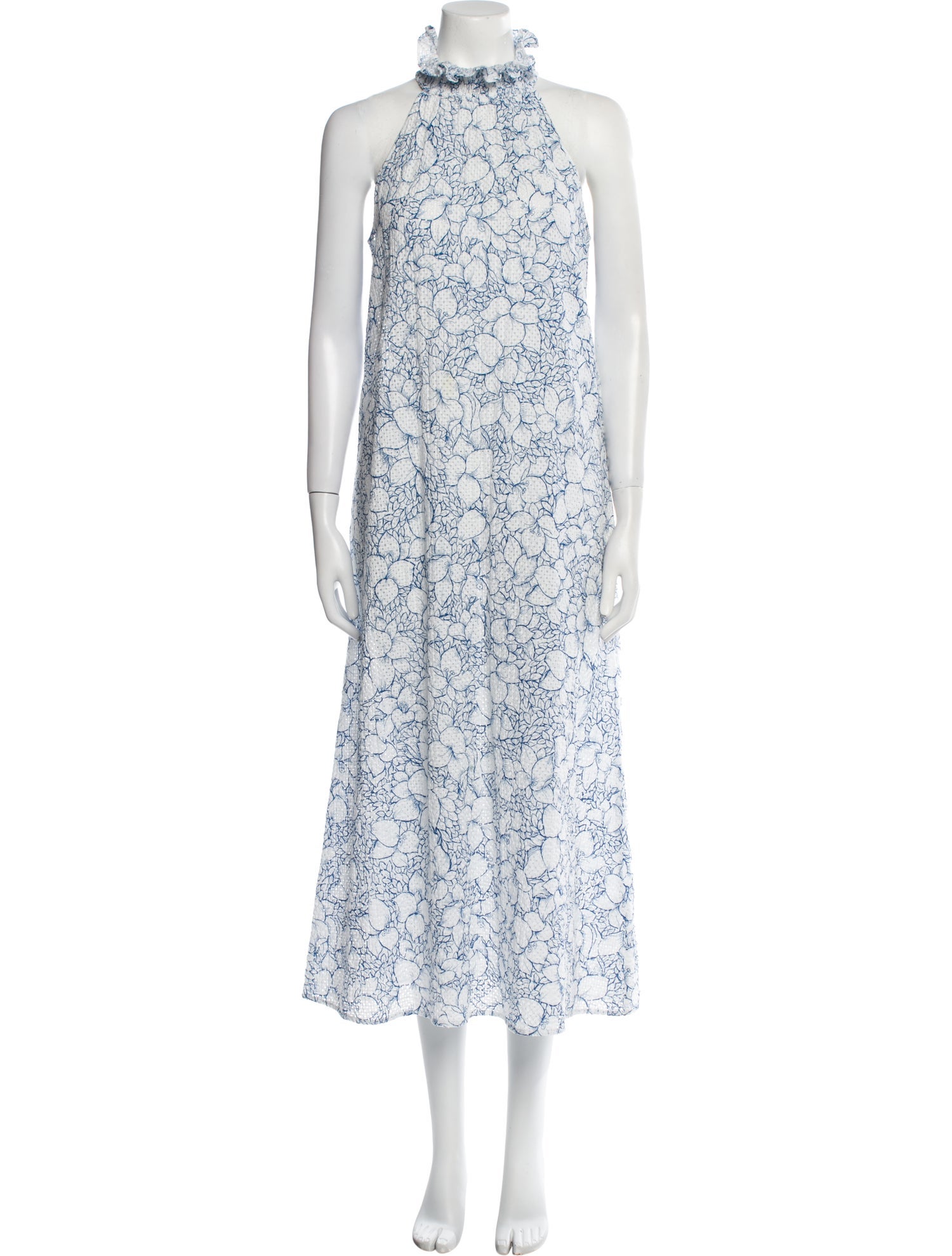 Marysia Resort Floral Print Long Dress