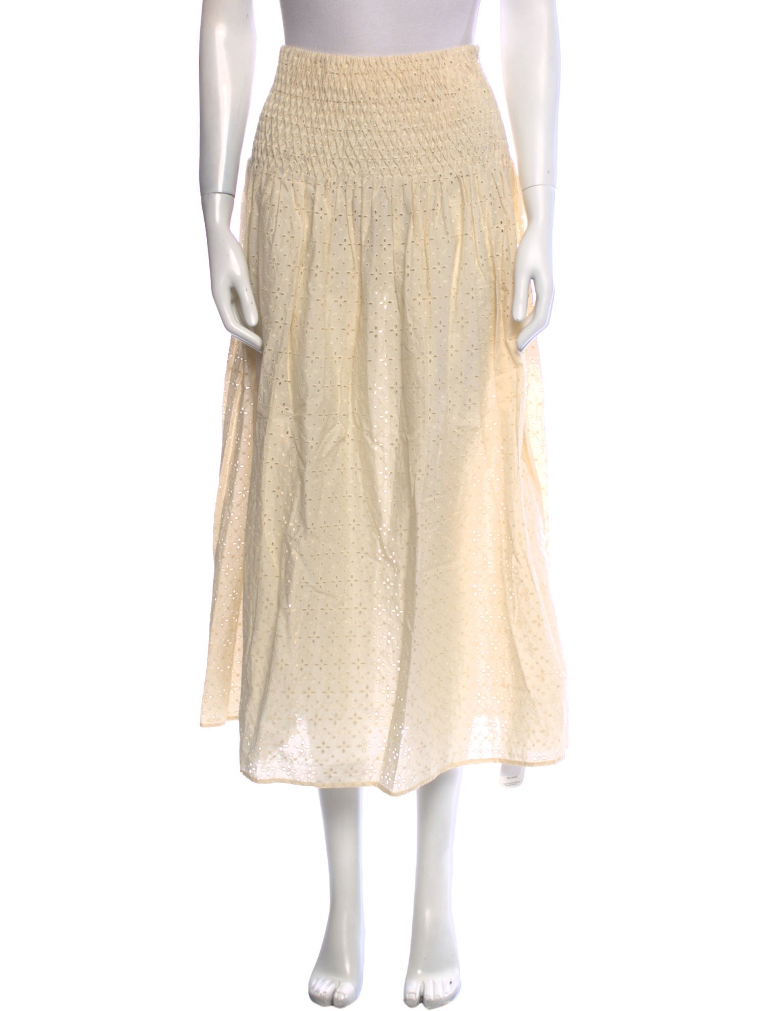 Marysia Resort Lace Pattern Midi Length Skirt