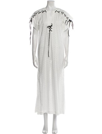 Marysia Resort V-Neck Long Dress