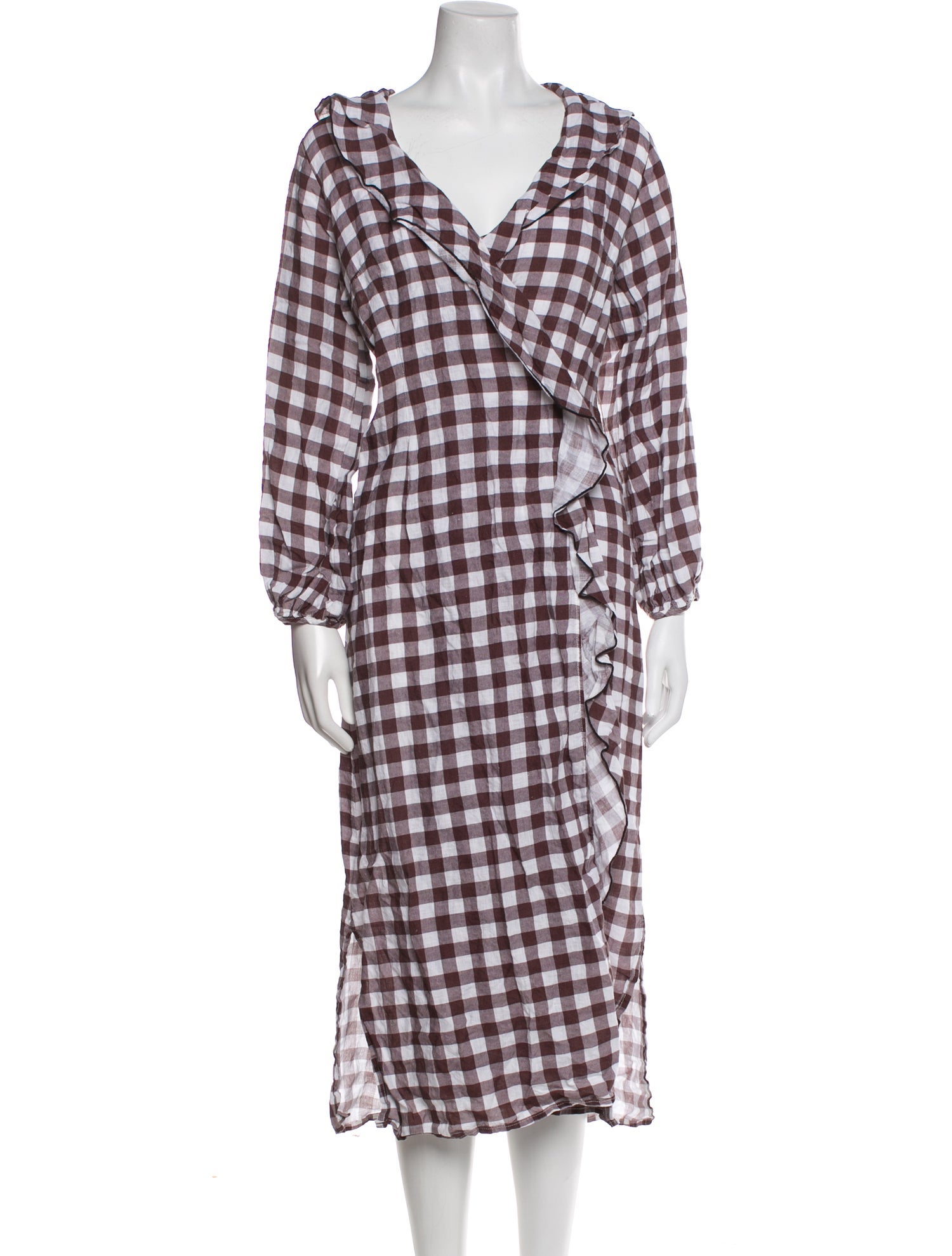 Marysia Resort Linen Plaid Print Lounge Set