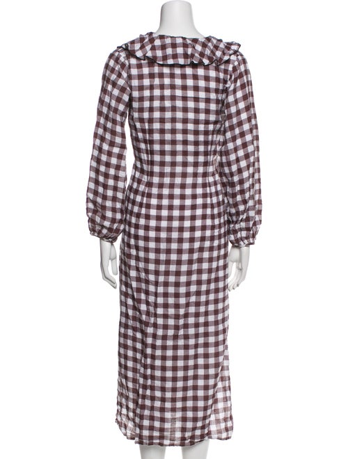 Marysia Resort Linen Plaid Print Lounge Set