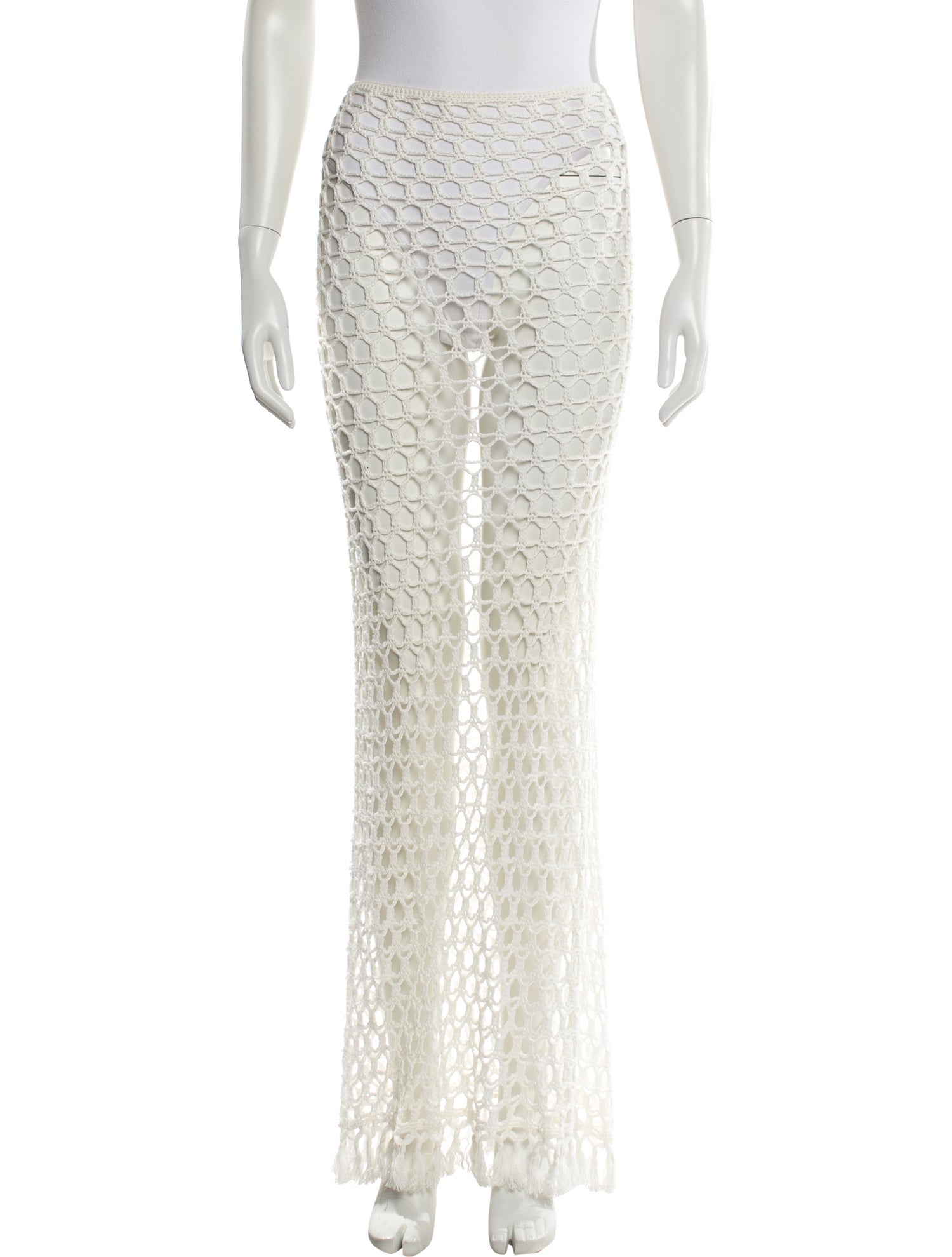 Marysia Resort Tassel Accents Long Skirt