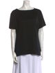 Moyuru Bateau Neckline Short Sleeve T-Shirt