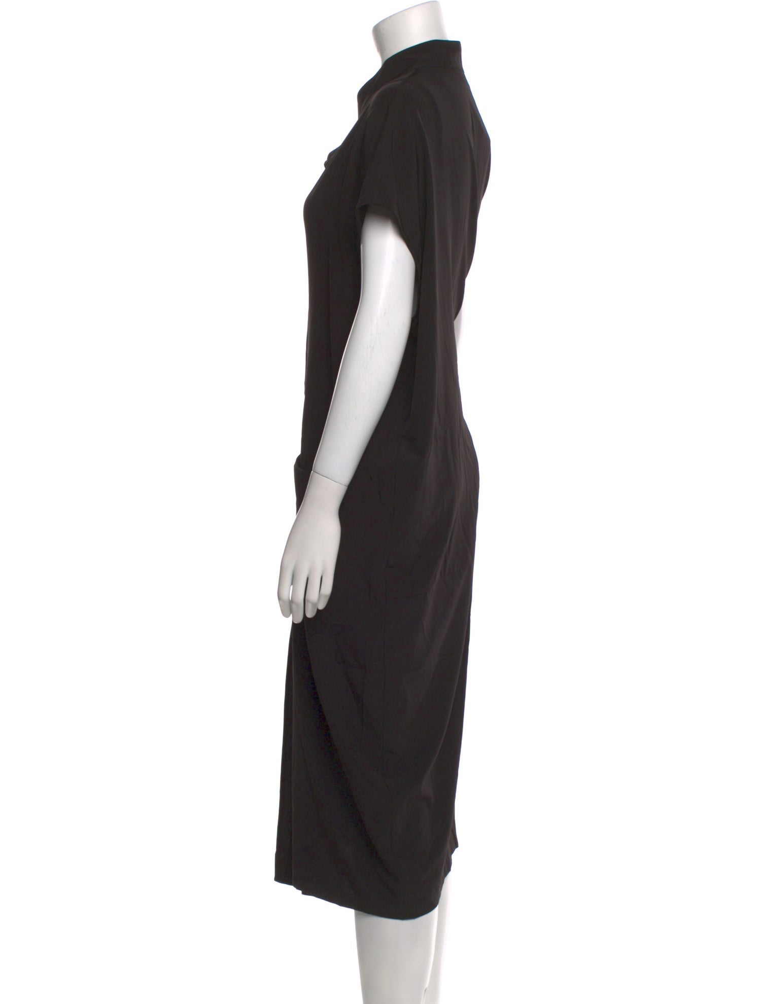 Moyuru Mock Neck Long Dress