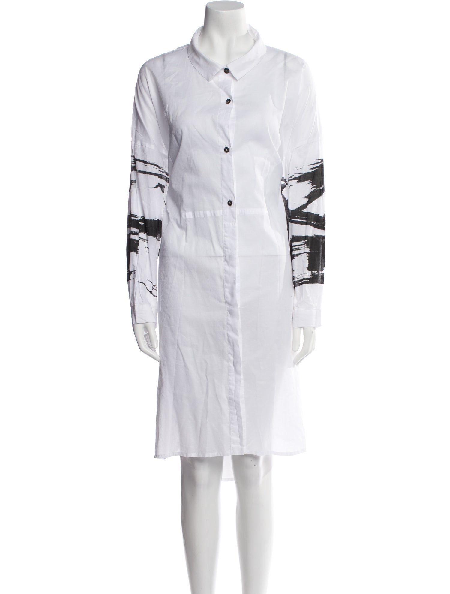 Moyuru Mock Neck Midi Length Dress