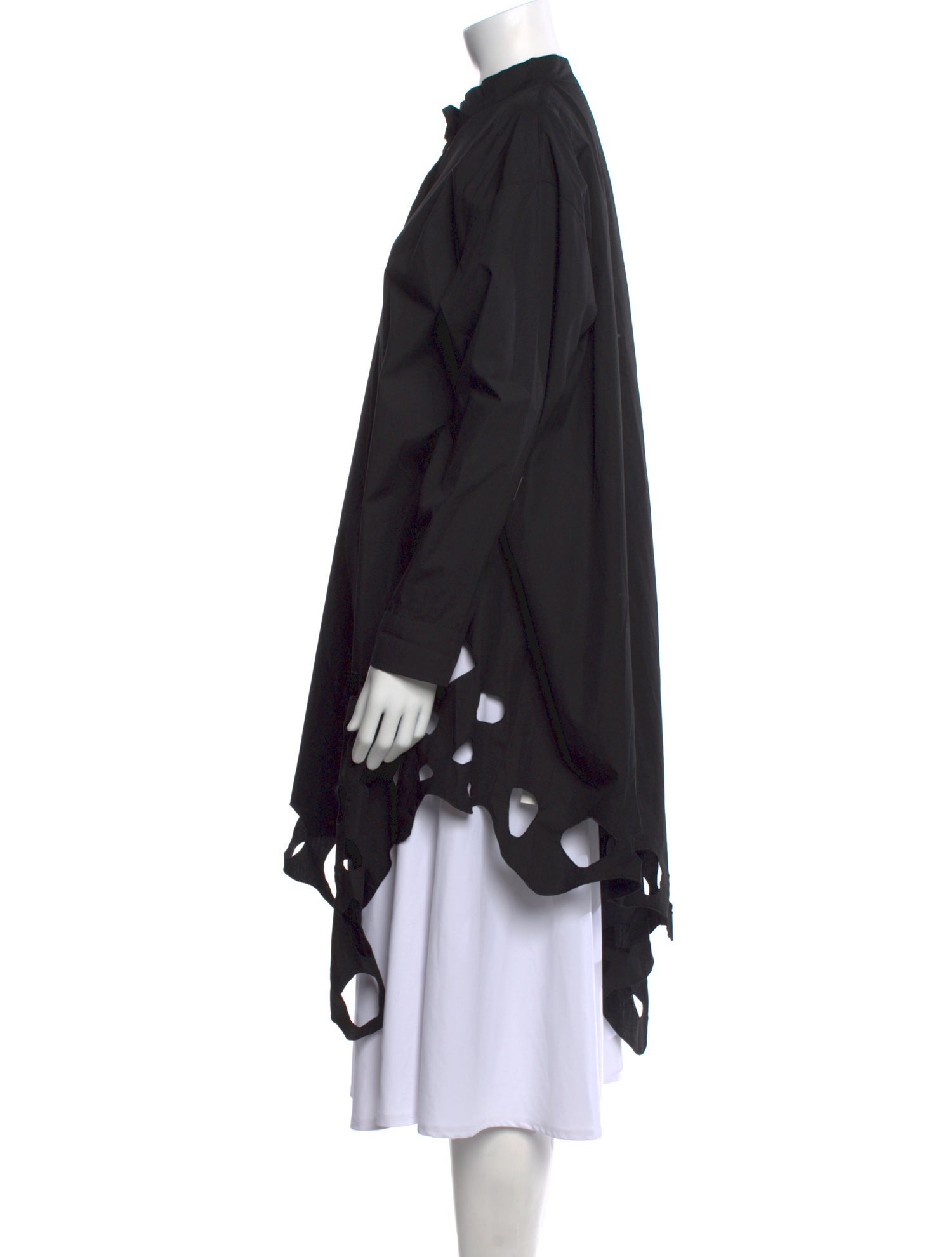 Moyuru Polka Dot Print Knee-Length Dress