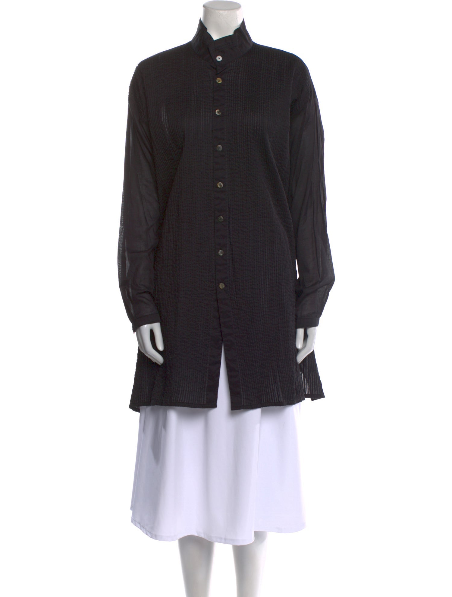 Moyuru Mock Neck Long Sleeve Tunic