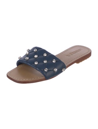 Mystique Leather Slides