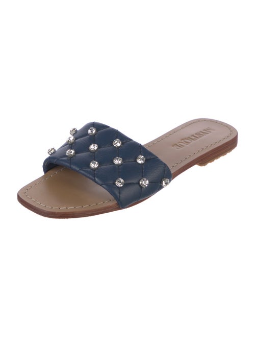 Mystique Leather Slides