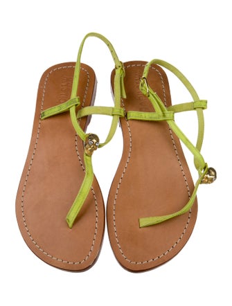 Mystique Leather T-Strap Sandals