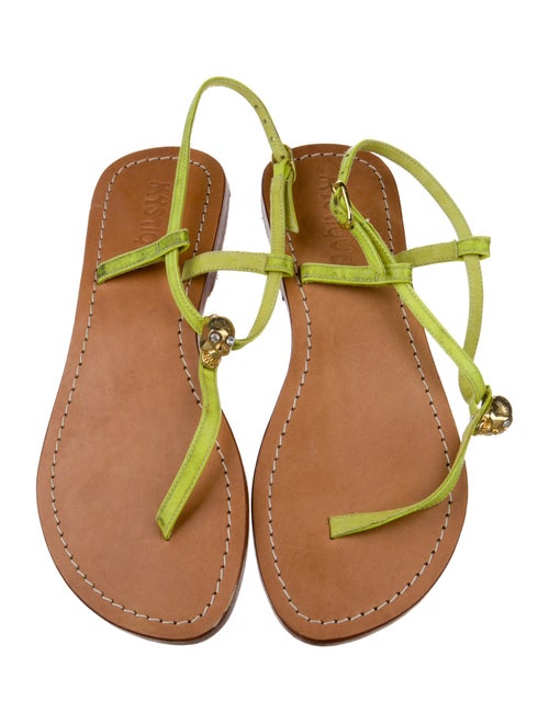 Mystique Leather T-Strap Sandals