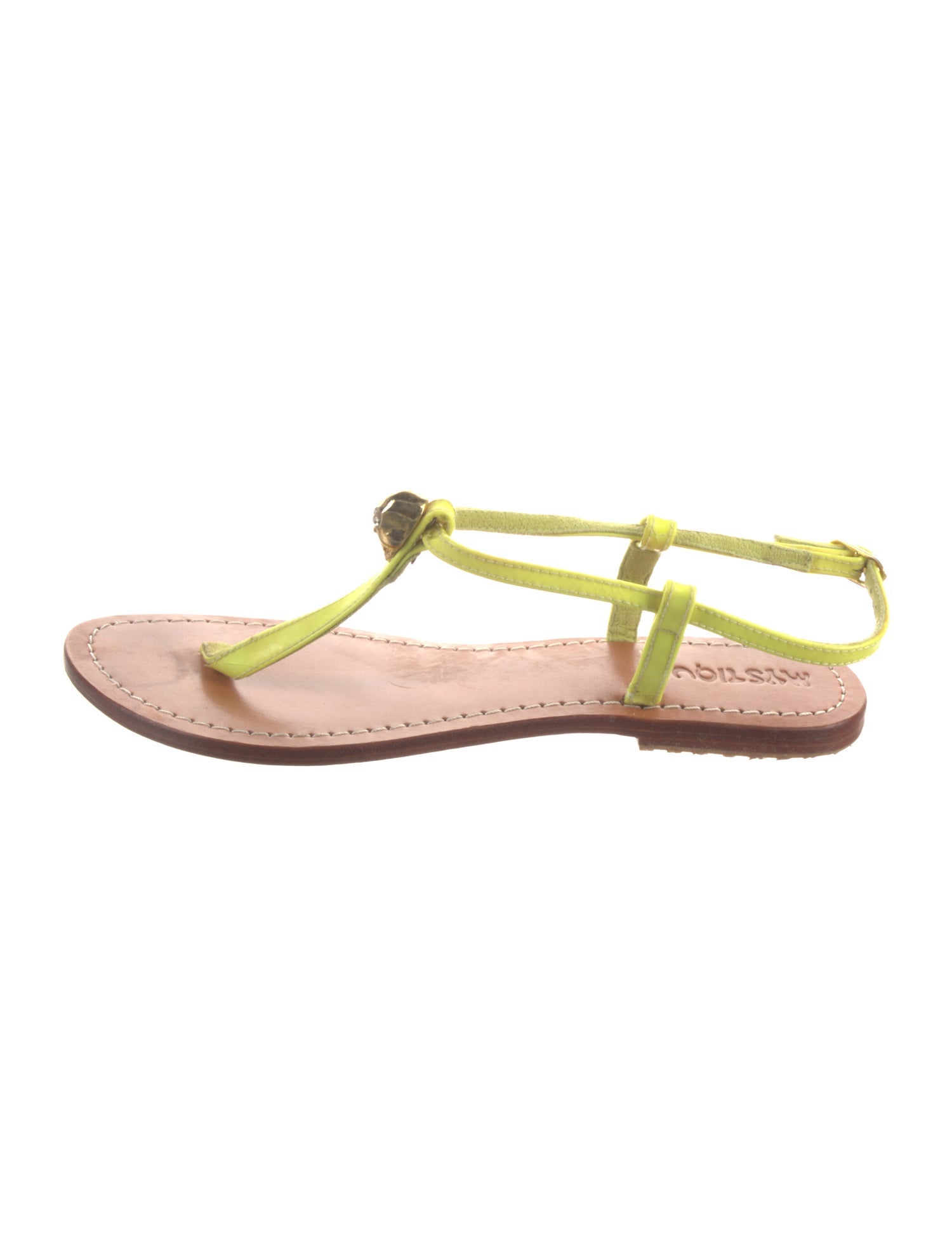 Mystique Leather T-Strap Sandals
