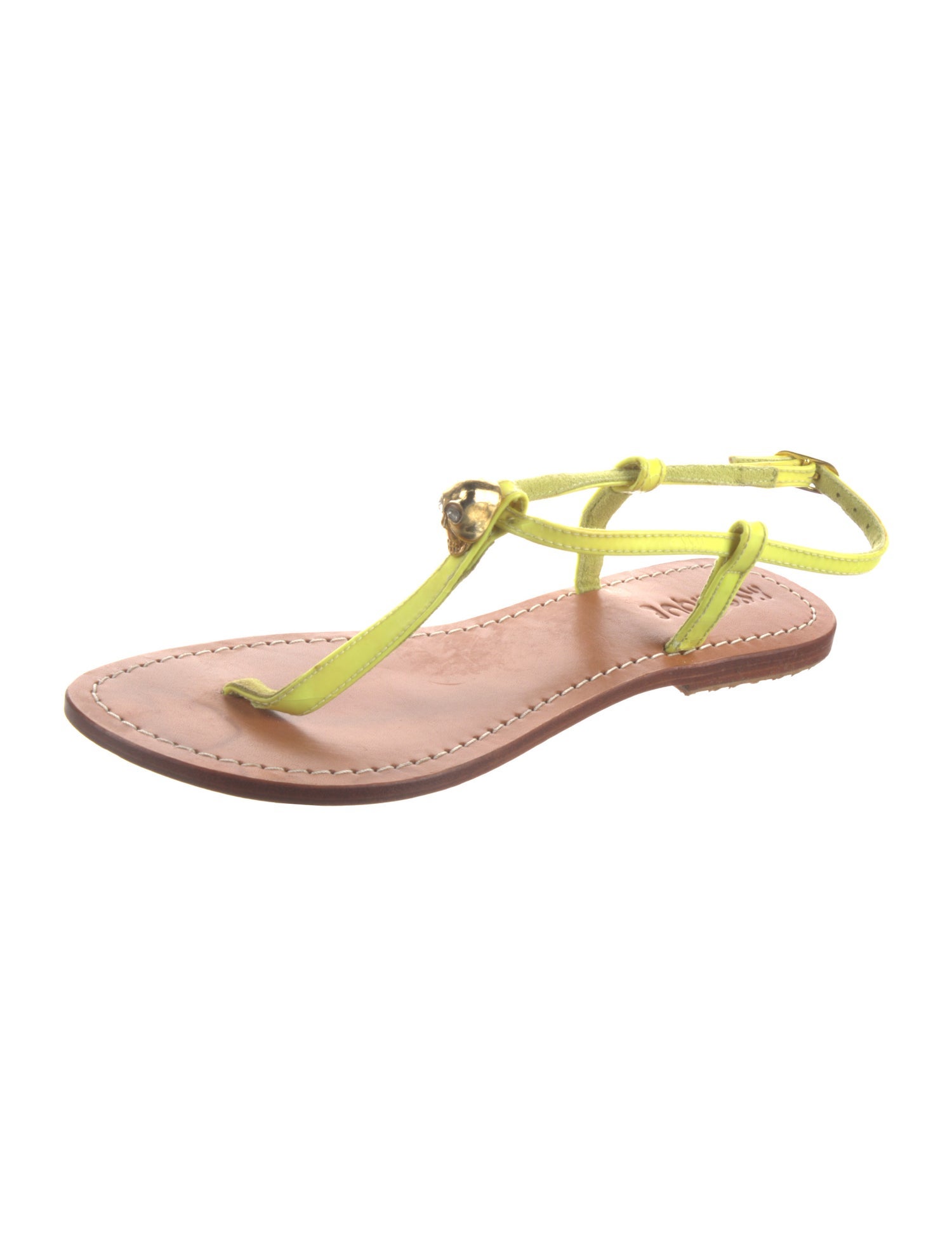 Mystique Leather T-Strap Sandals