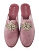 Mystique Velvet Floral Print Mules