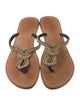 Mystique Leather T-Strap Sandals