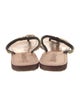 Mystique Leather T-Strap Sandals