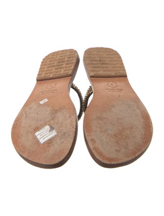 Mystique Leather T-Strap Sandals