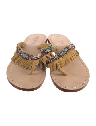 Mystique Leather Slides