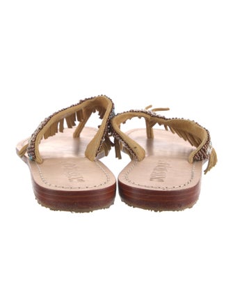 Mystique Leather Slides