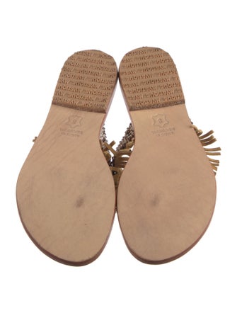 Mystique Leather Slides