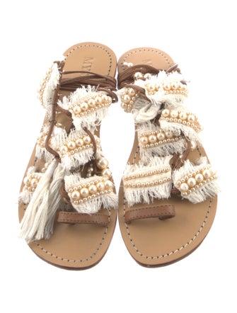 Mystique Beaded Accents Gladiator Sandals
