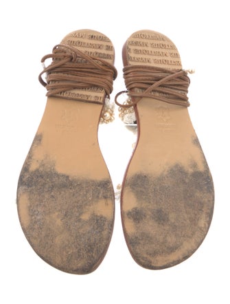 Mystique Beaded Accents Gladiator Sandals