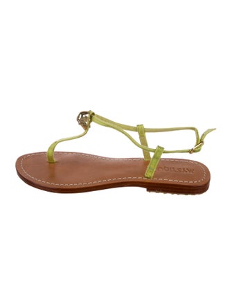 Mystique Leather T-Strap Sandals