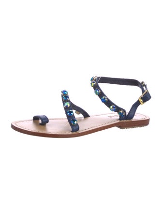 Mystique Leather Slingback Sandals