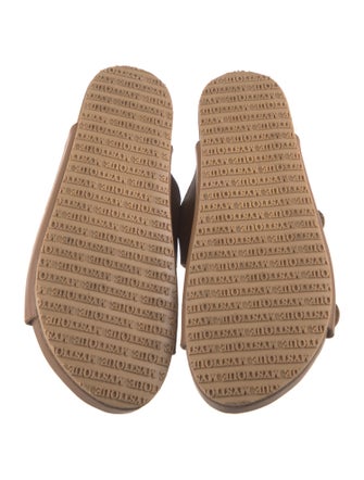 Mystique Leather Crystal Embellishments Slides