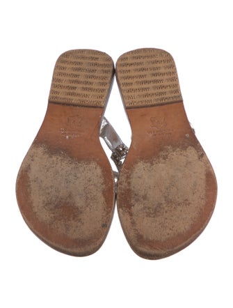 Mystique Leather Crystal Embellishments Flats