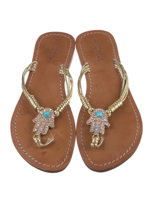 Mystique Leather Printed Slides