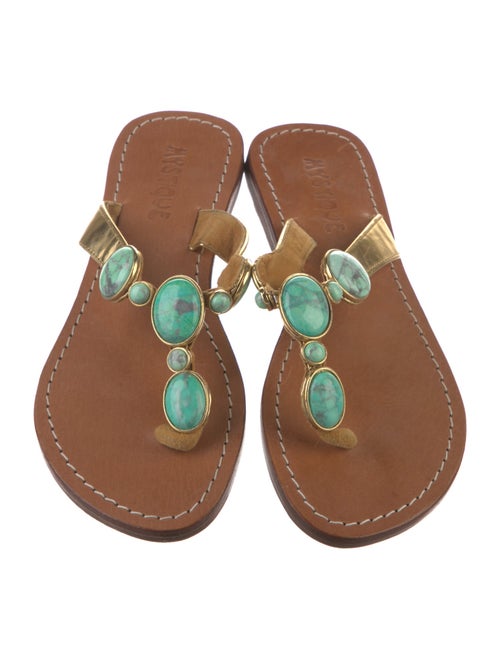 Mystique Leather Printed Slides