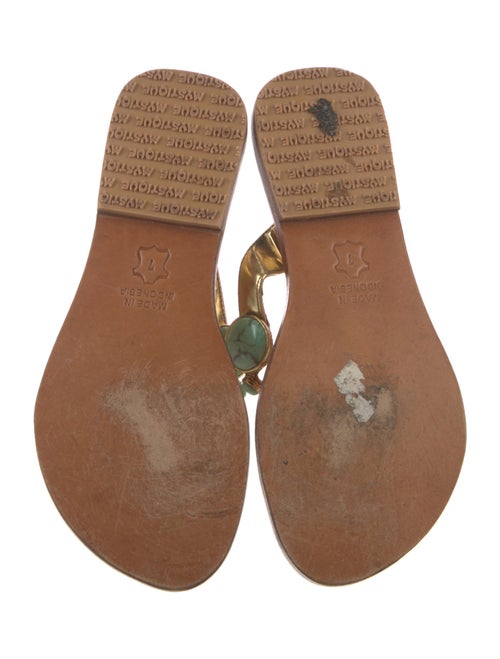 Mystique Leather Printed Slides