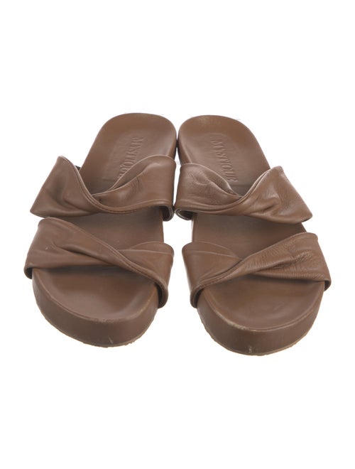 Mystique Leather Slides