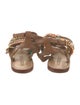 Mystique Leather Printed Gladiator Sandals