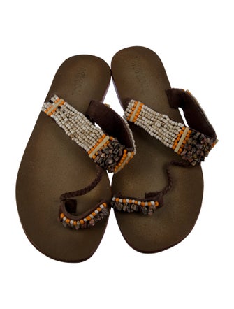 Mystique Leather Slides