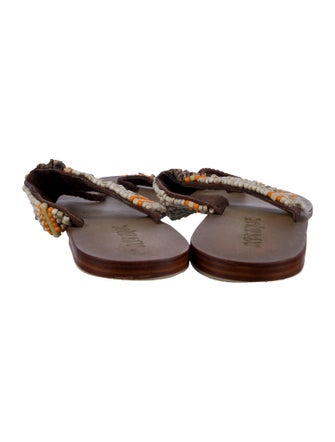 Mystique Leather Slides