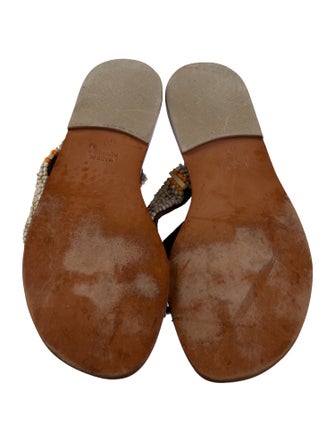 Mystique Leather Slides