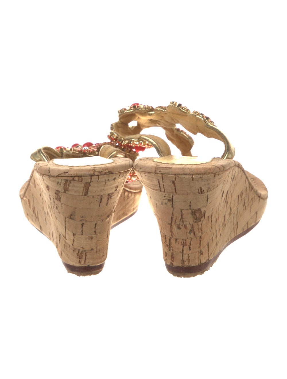 Mystique Slides Gold & Metallic Platform - image 4