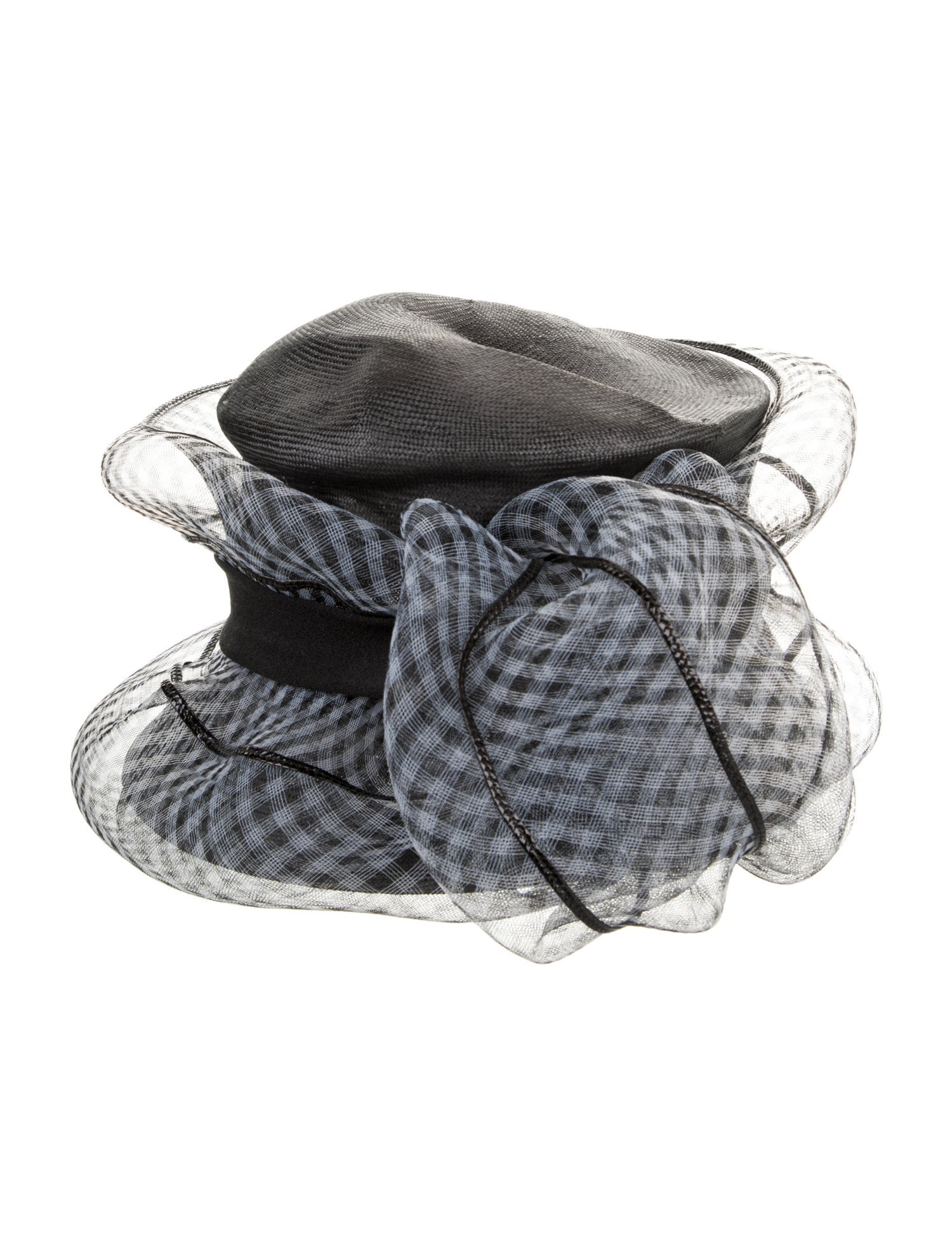 Marzi Firenze Marzi Firenze black pattern print buckle hat