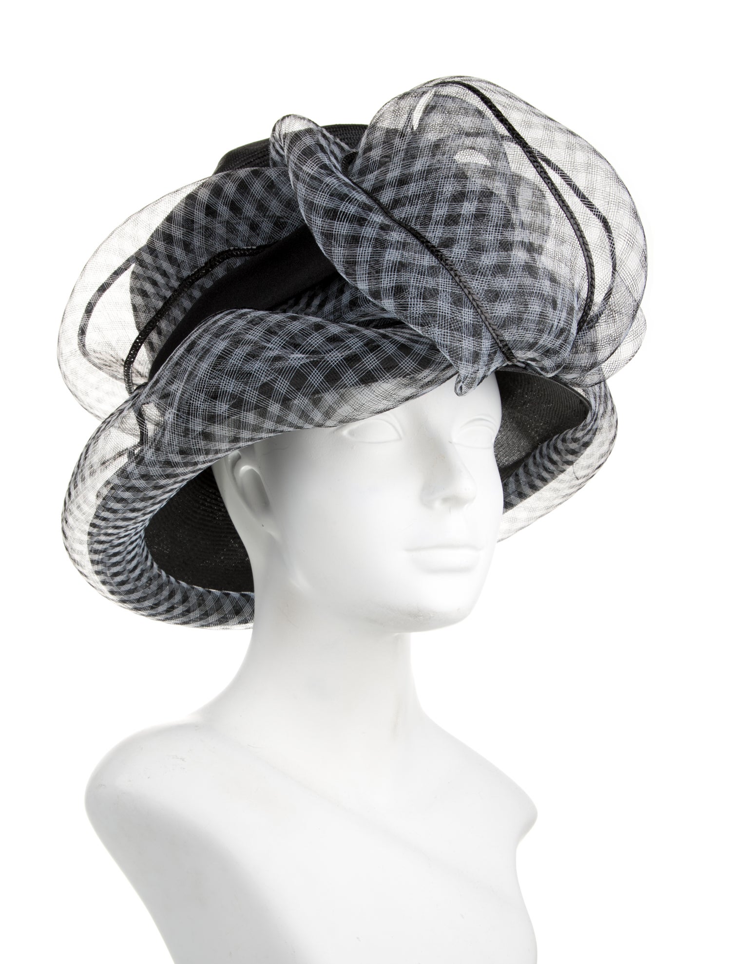 Marzi Firenze Marzi Firenze black pattern print buckle hat