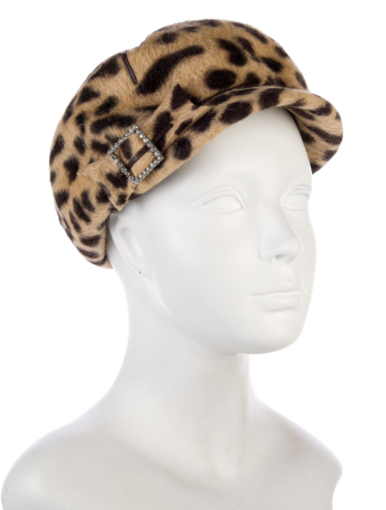 Marzi Firenze Fur Patterned Hat