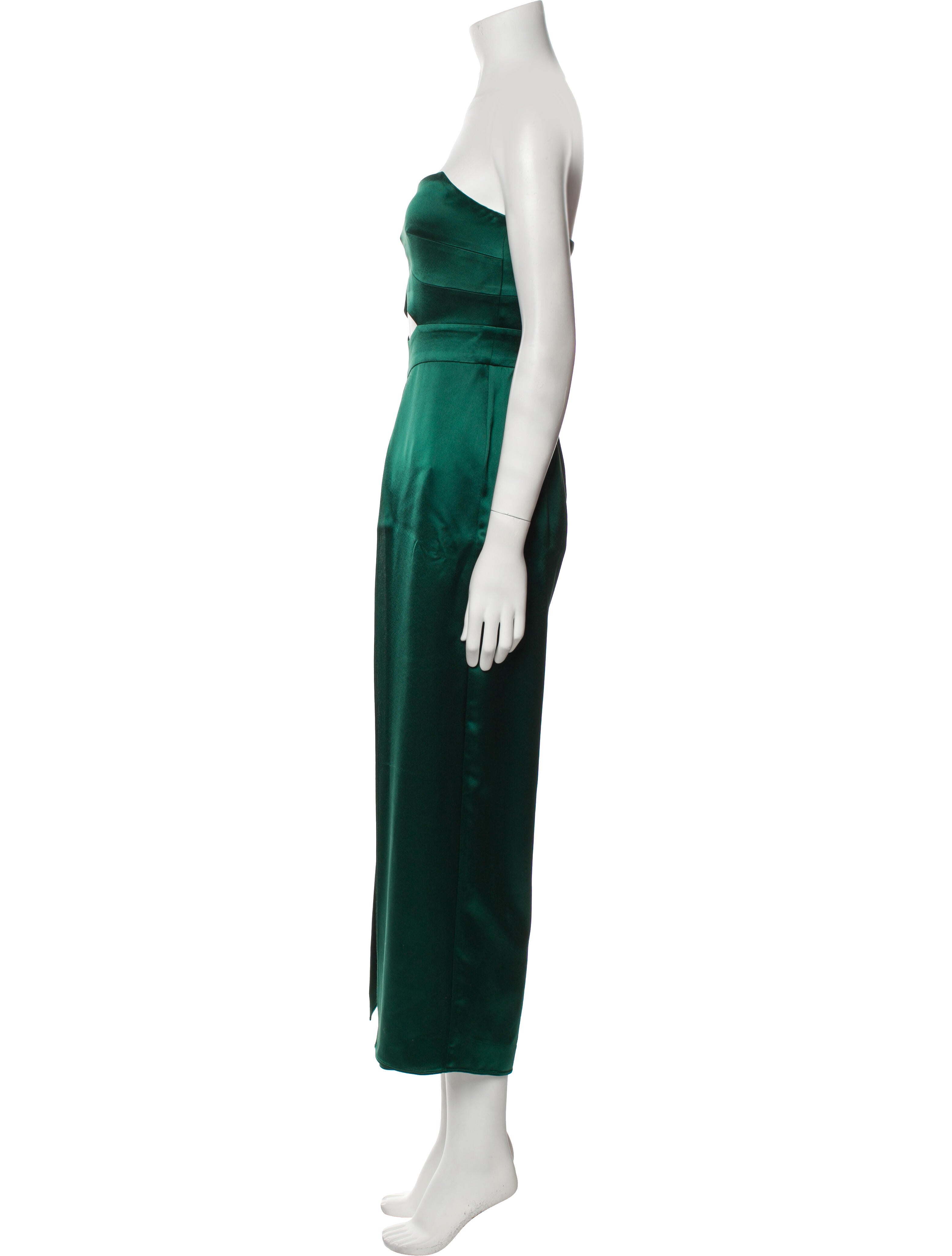 Mestiza New York Strapless Jumpsuit - 12.5" Rise, Green Jumpsuits and Rompers, Clothing - WMZNY21084 | The RealReal Mestiza New York Strapless Jumpsuit - 12.5" Rise, Green Jumpsuits and Rompers, Clothing - WMZNY21084 | The RealReal