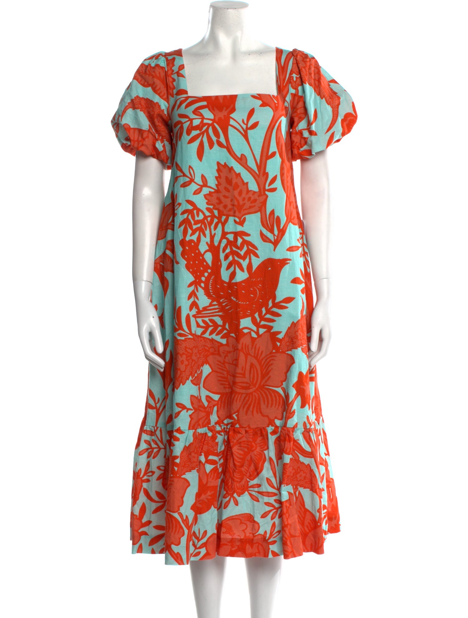 Mestiza New York Floral Print Midi Length Dress w/ Tags