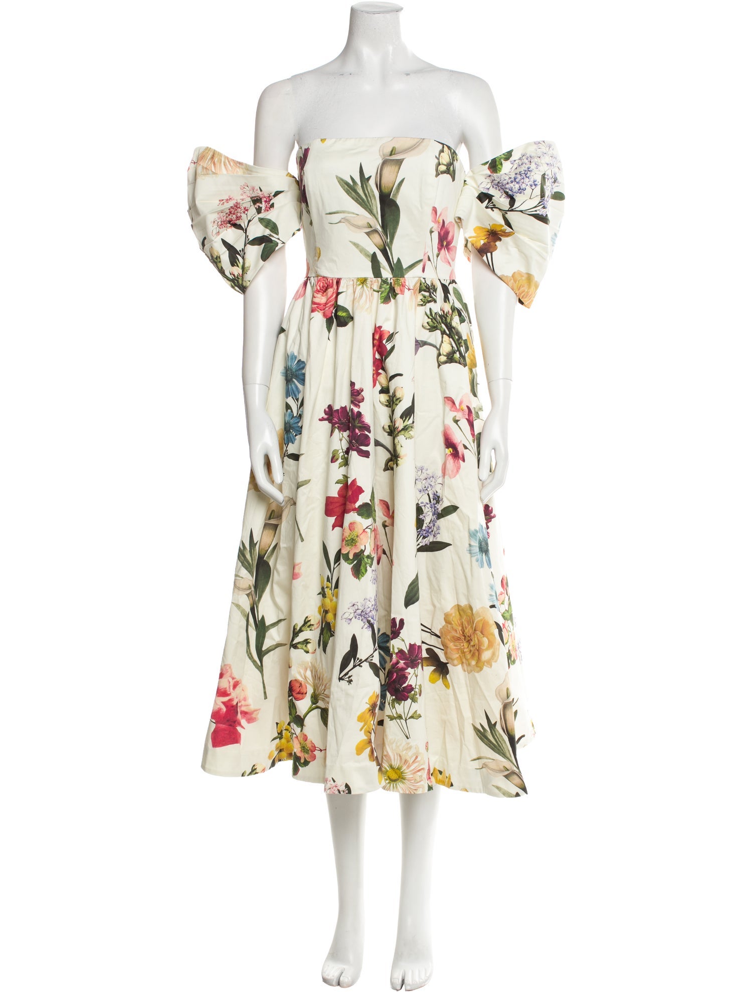 Mestiza New York Floral Print Midi Length Dress w/ Tags