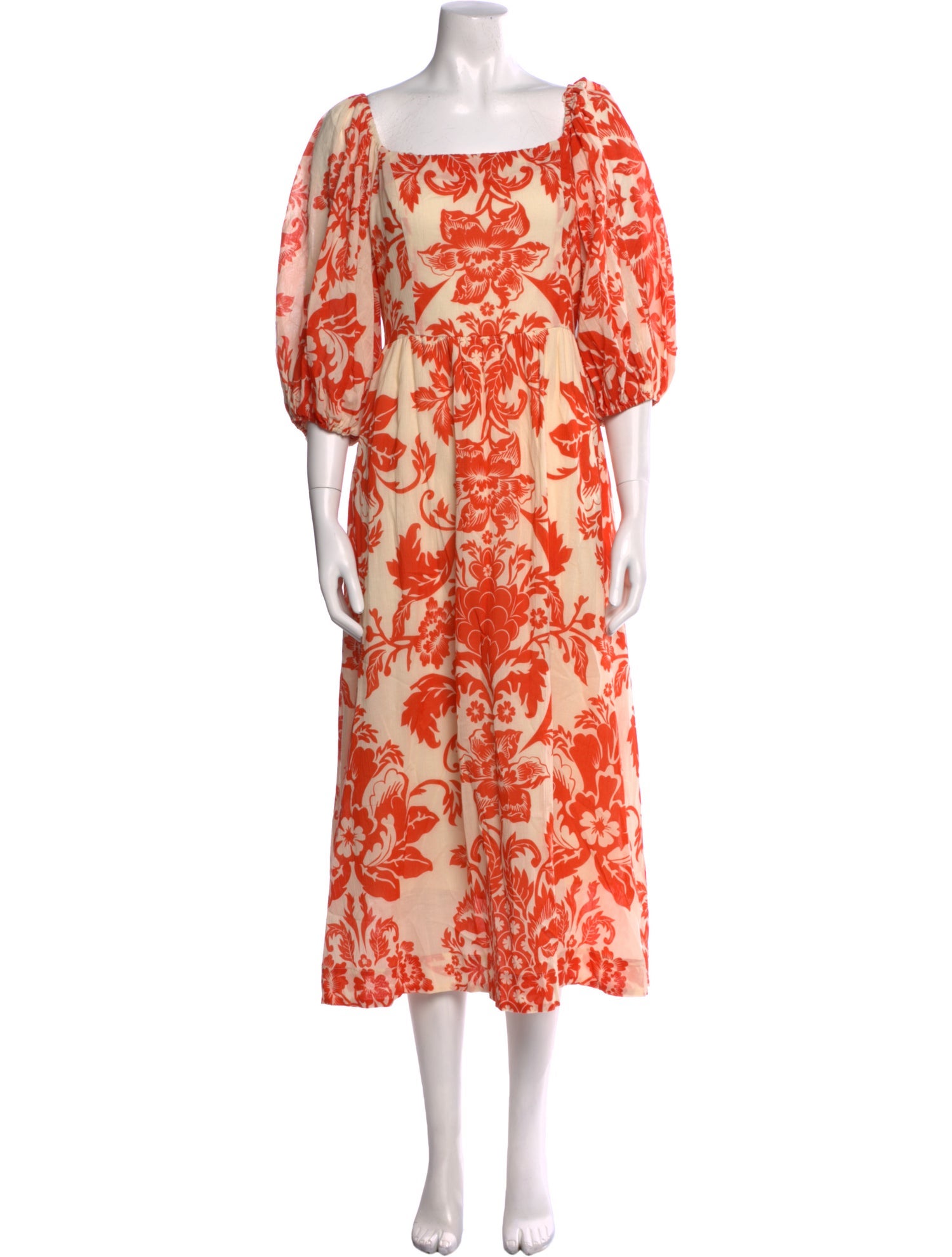 Mestiza New York Floral Print Midi Length Dress w/ Tags