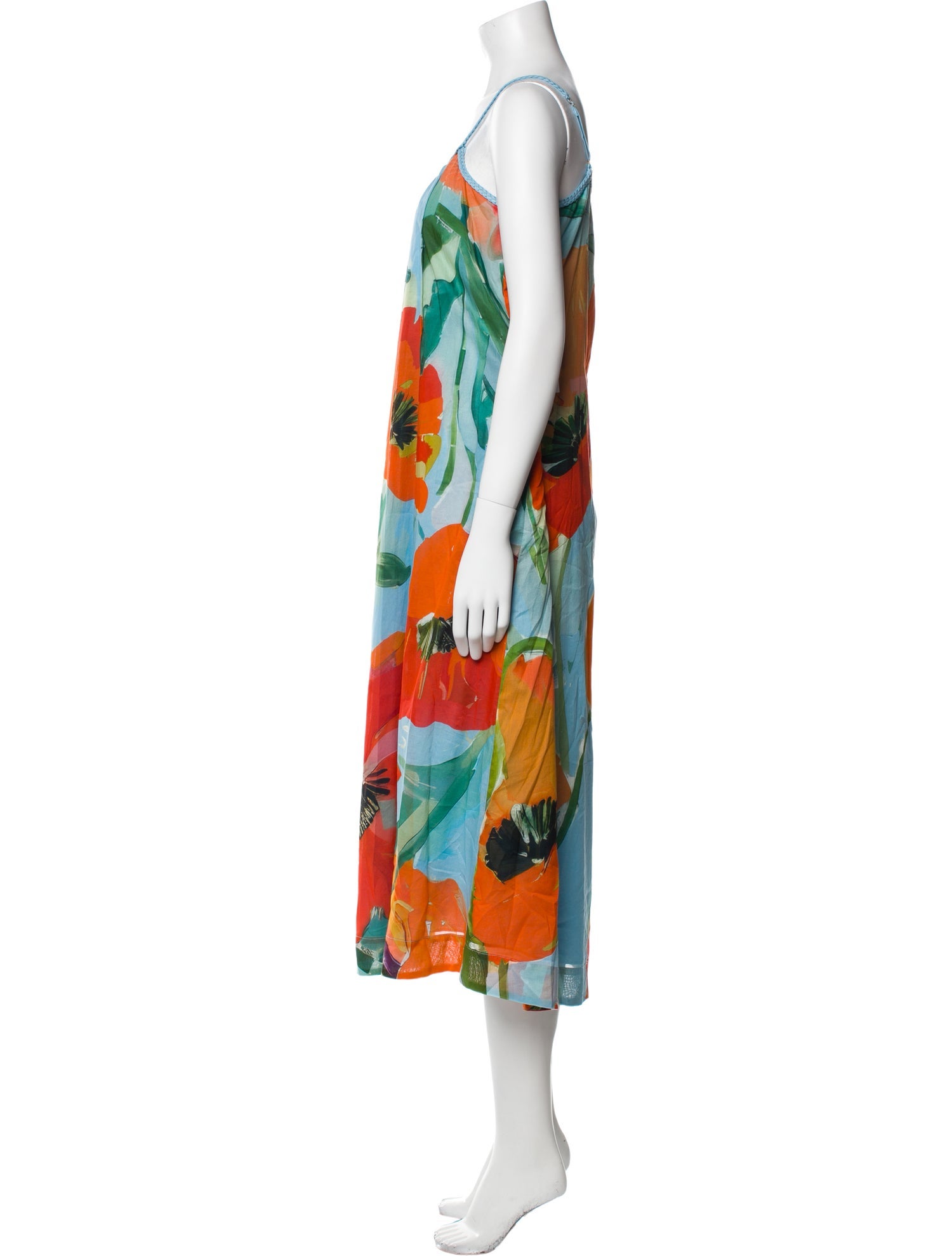 Mestiza New York Floral Print Midi Length Dress w/ Tags